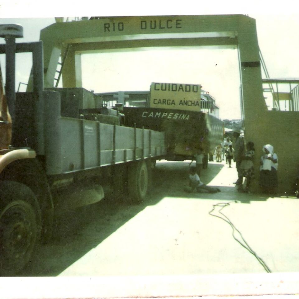 Ferry Rio Dulce en Operacin 1978